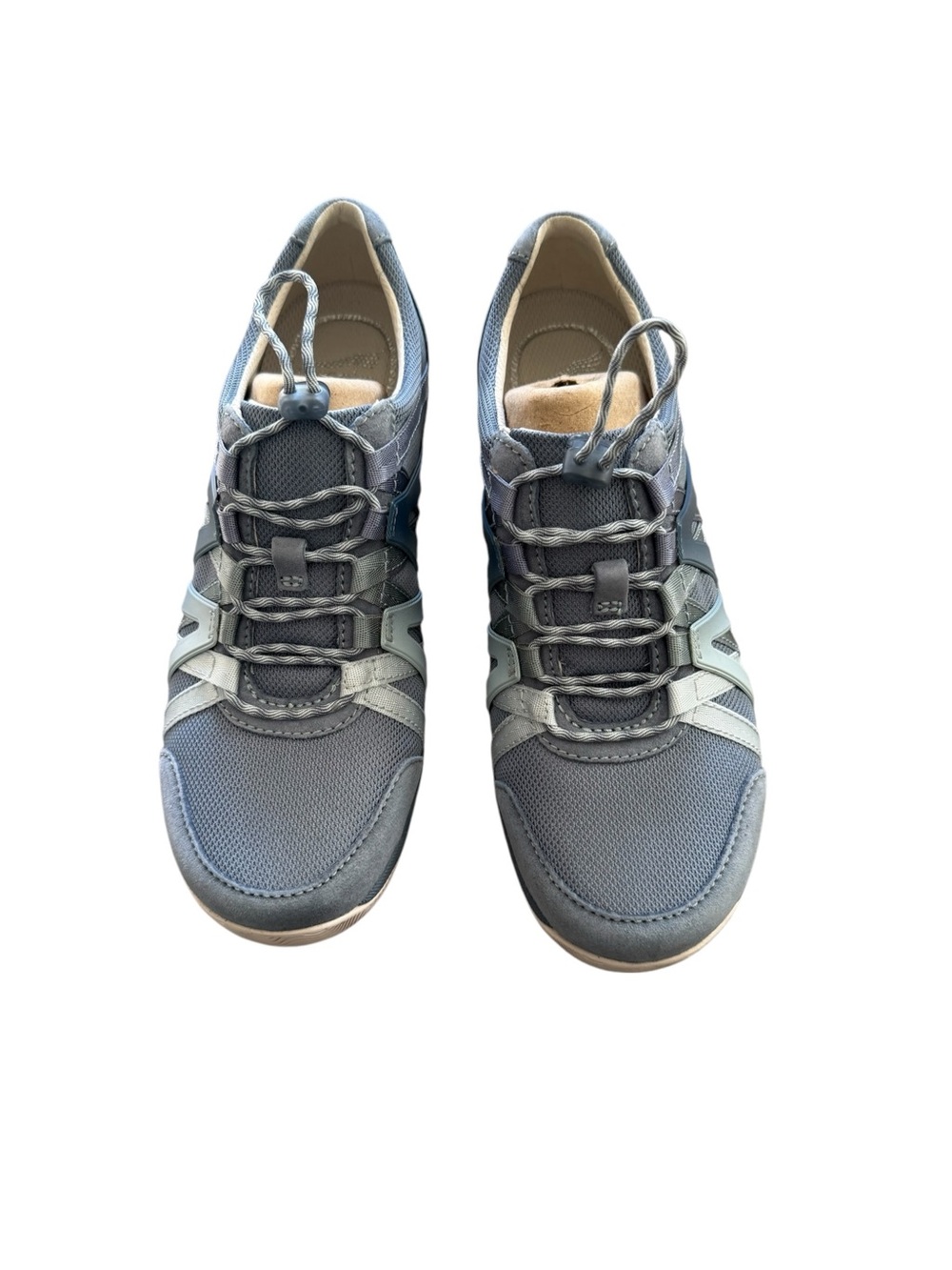 Dansko NWOB Henriette Bungee Lace Blue Sneakers, size 39